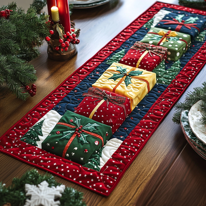 Yuletide Spark Quilted Table Runner VTQ-Myprintsy
