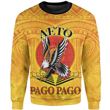 American Samoa Custom Personalised Sweatshirt - Pago Pago Aeto (Ver 2)-Myprintsy