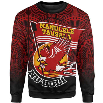 American Samoa Sweatshirt - Manulele Tausala Nuuuli (Ver 2)-Myprintsy