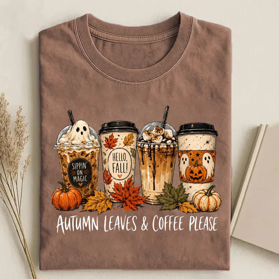 Ghost Coffee Cup - Halloween Shirt