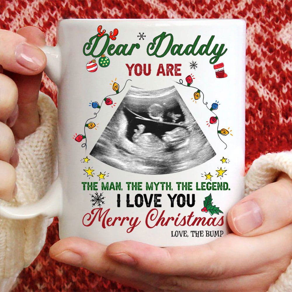 You Are The Man The Myth The Legend Merry Christmas Custom Mug - Personalized Coffee Mug - Christmas Gift