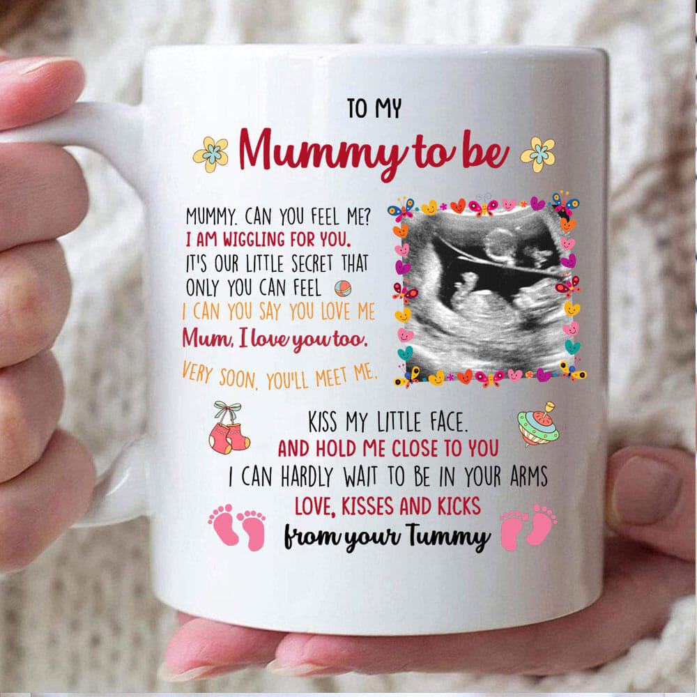 To My Mummy I Can Hardly Wait To Be In Your Arms - Personalized Coffee Mug