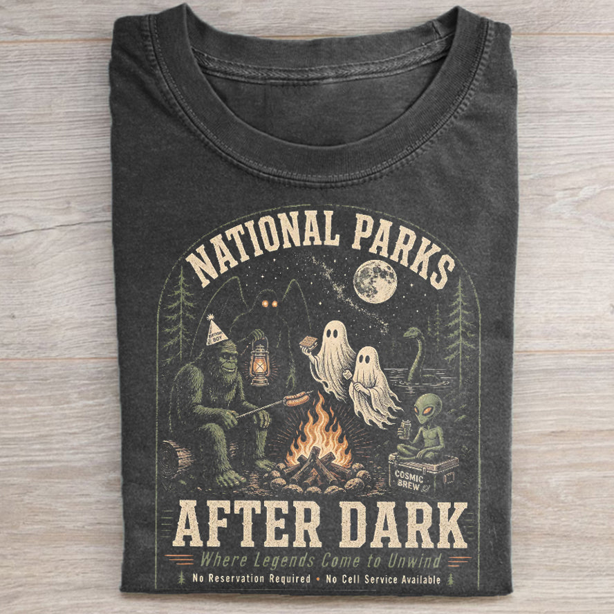 National Parks After Dark - Halloween Shirt