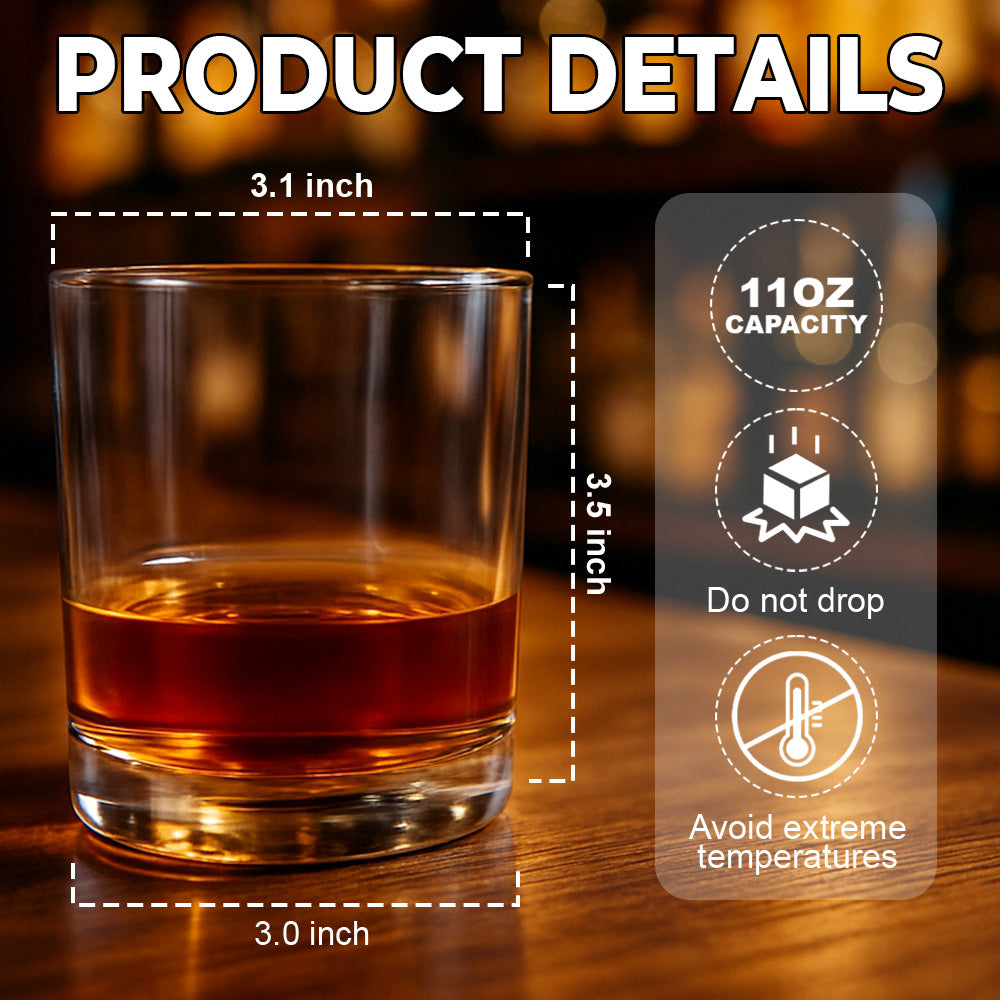 Cool Skull - Personalized Whiskey glass