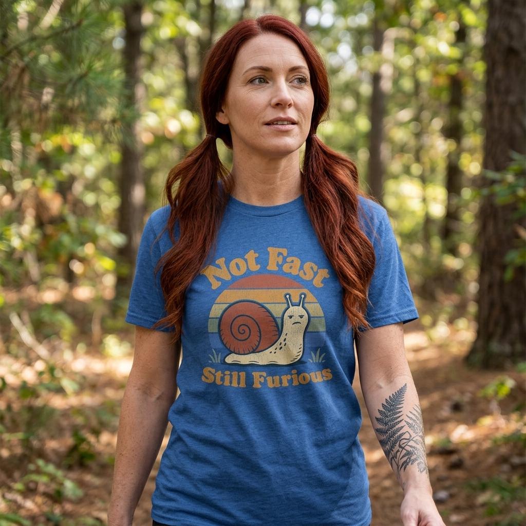 Snail Pace Angry Not Fast Still Furious - Shirt