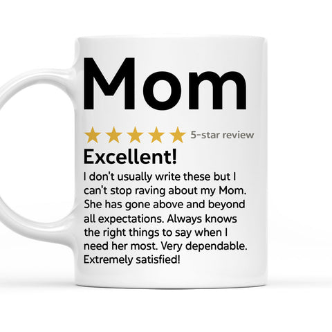 Mom Excellent - Personalized Coffee Mug