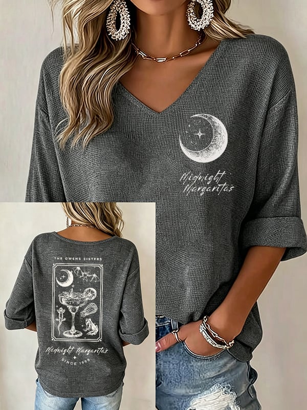 Practical Magic A Little Witch In All Of Us - Halloween Witch V Neck Top