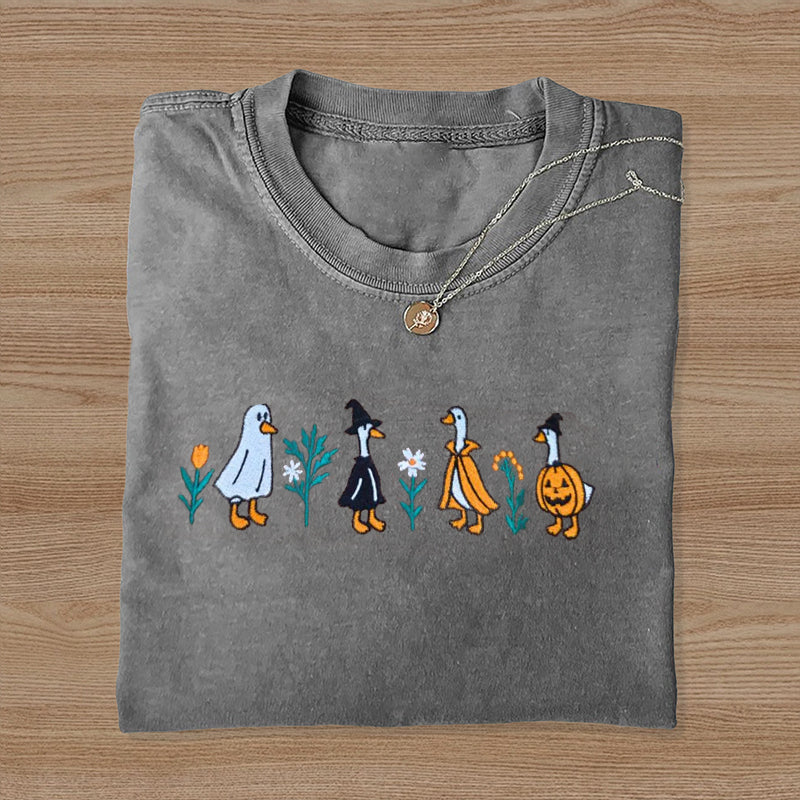 Halloween Goose Embroidered - Halloween Shirt