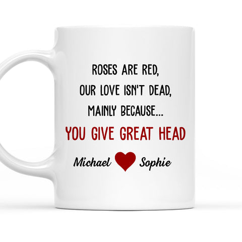 You Give Great Head - Personalized Mug