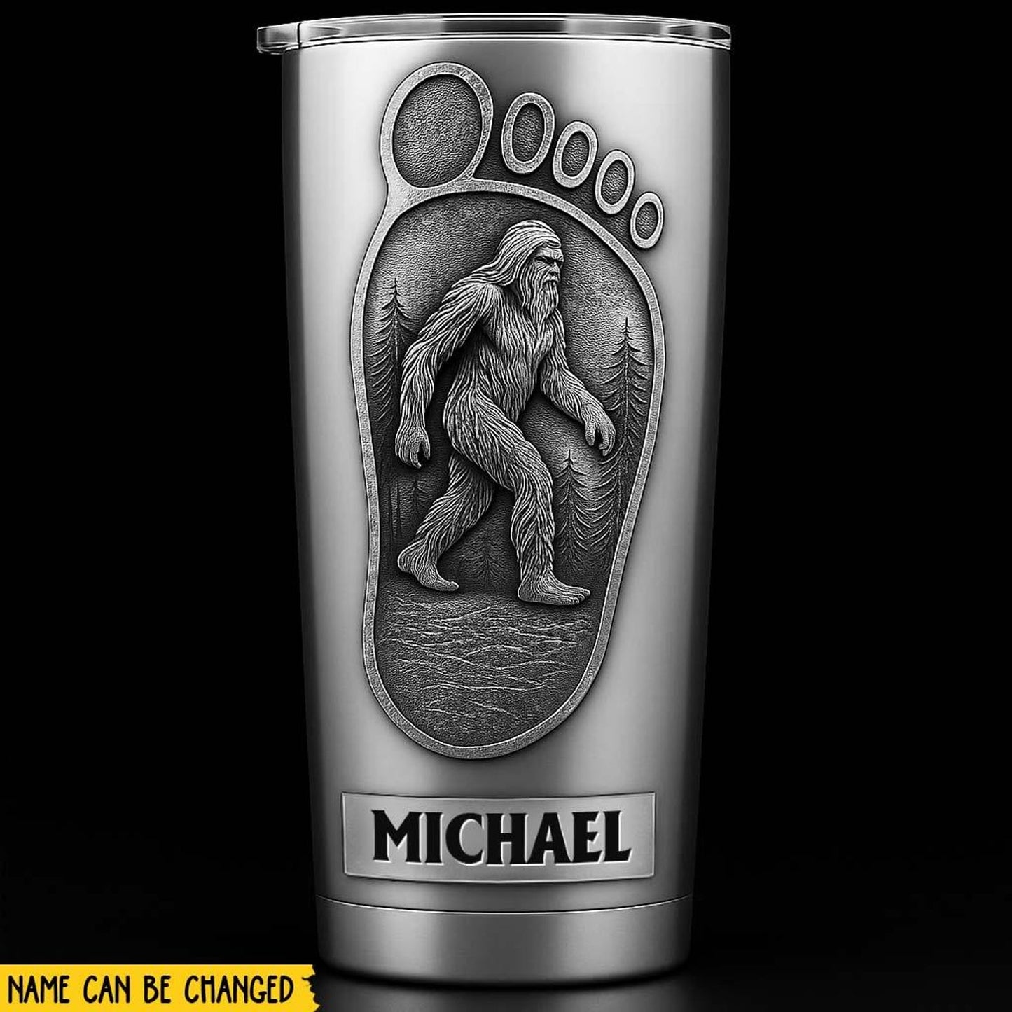 Sasquatch I Believe - Personalized Hiking Tumbler