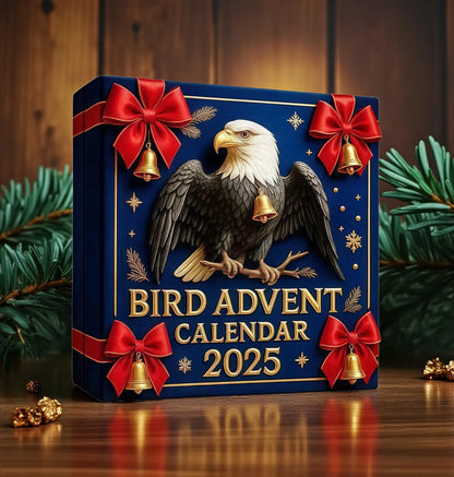 Bird Advent Calendar 2025 - Gift For Family Members, Kids, Friends