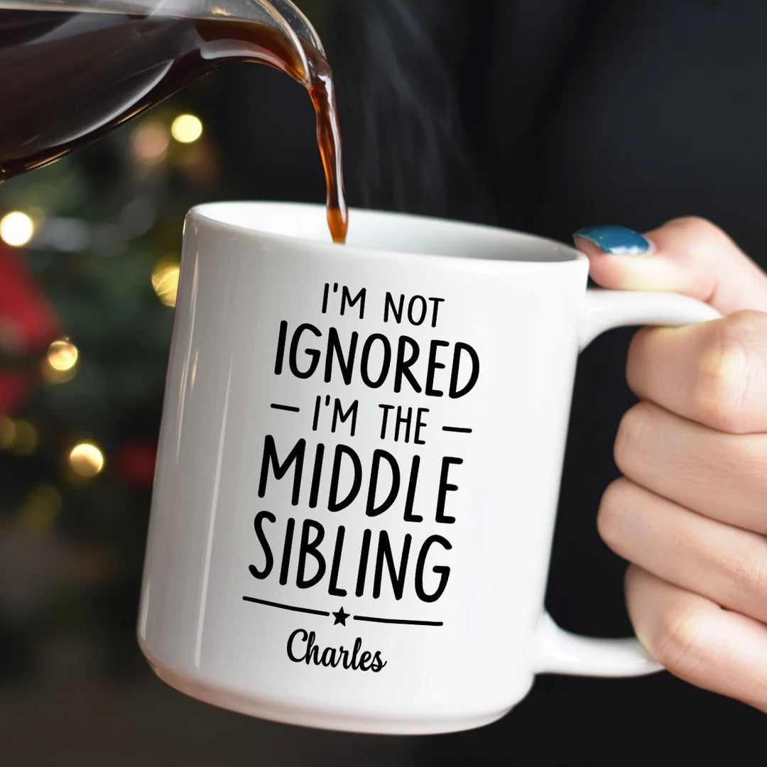 Sibling Truth Trio - Personalized Ceramic Coffee Mug
