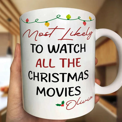 Most Likely To Funny Family Gifts - Personalized Ceramic Coffee Mug