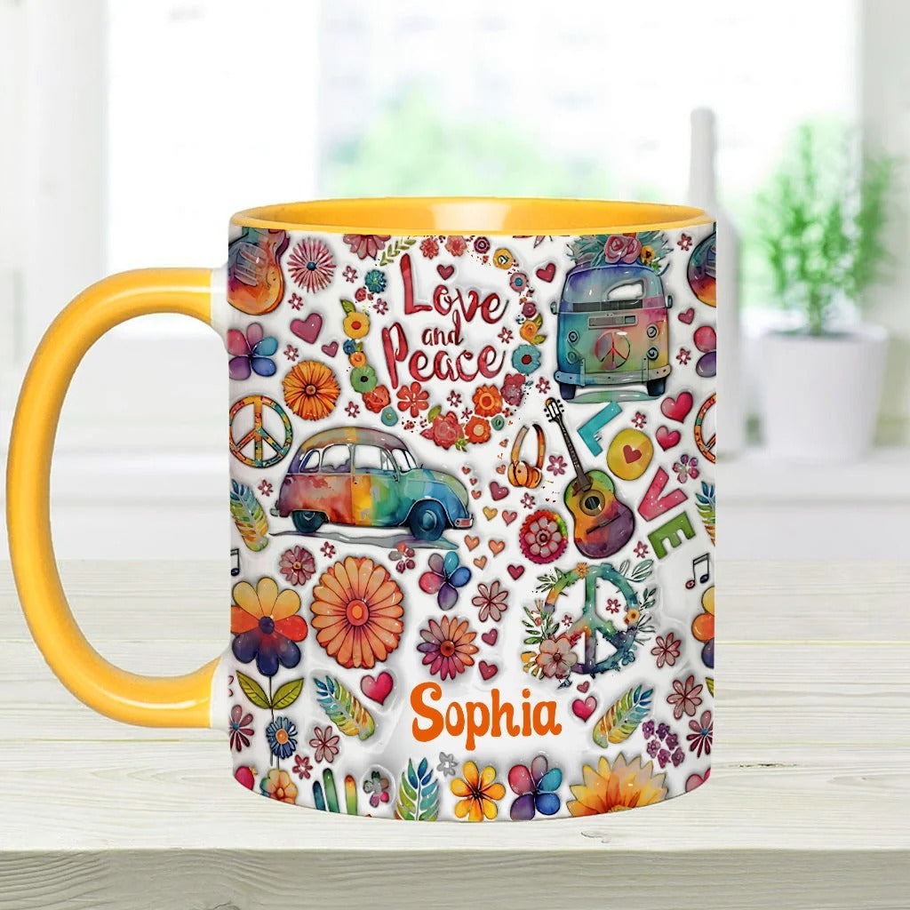 Hippie Soul - Personalized Hippie Accent Mug
