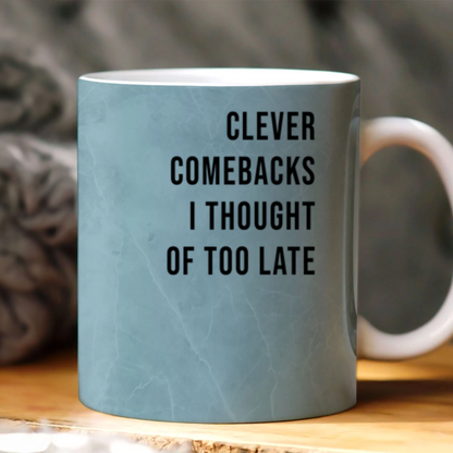 Funny Sarcastic Notebook Coworker Gag Gifts - Personalized Ceramic Coffee Mug