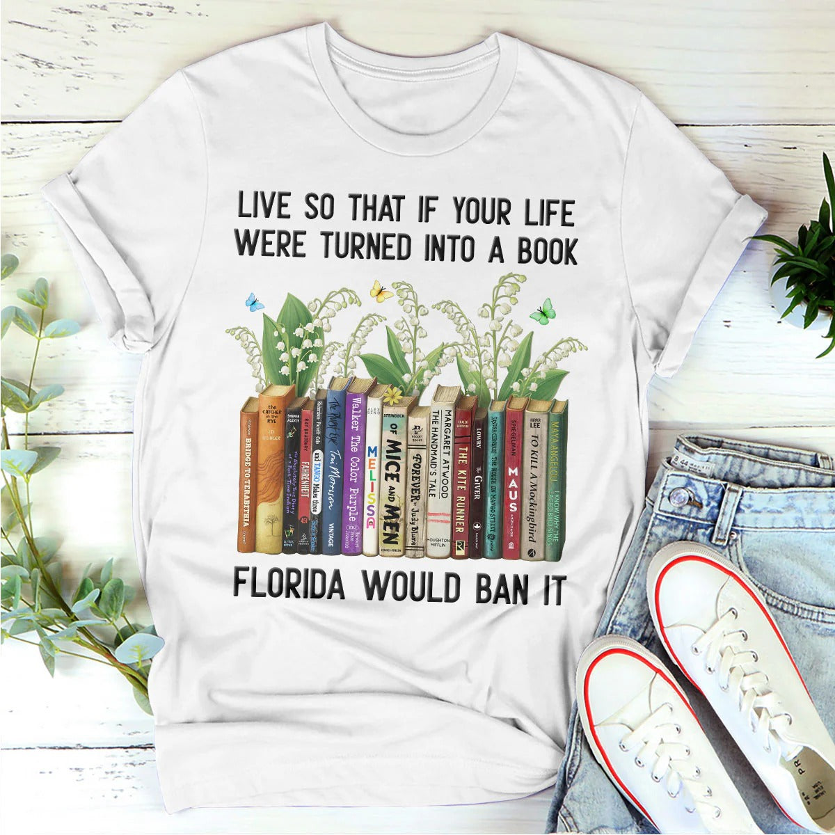 Live So That If Your Life Were Turned Into A Book - Personalized Shirt
