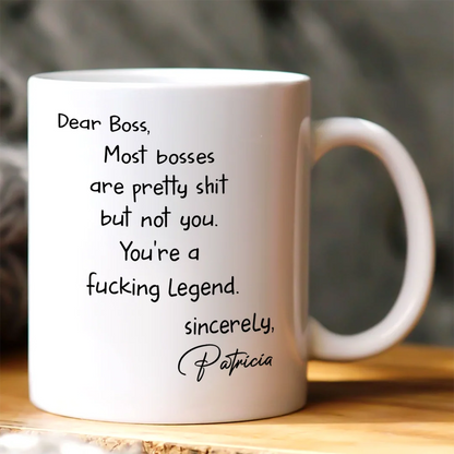 You Are A Legend - Personalized Ceramic Coffee Mug