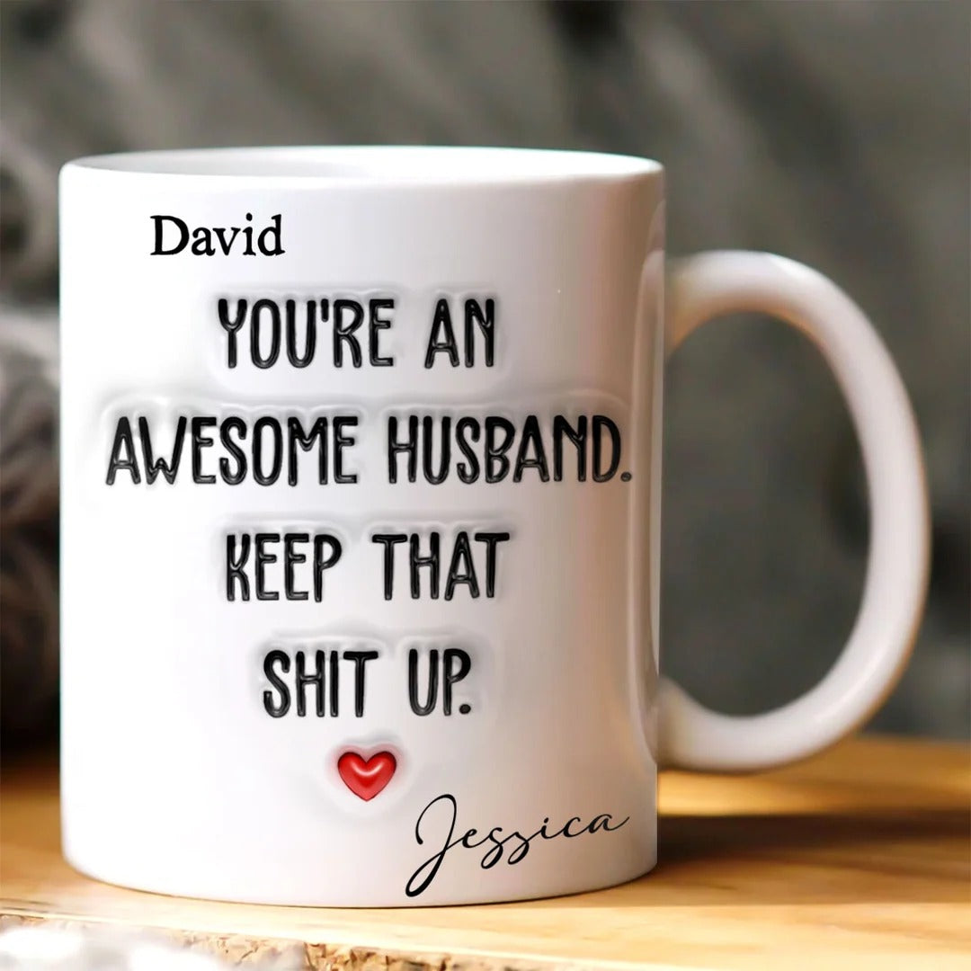 You Are An Awesome Husband - Personalized Ceramic Coffee Mug