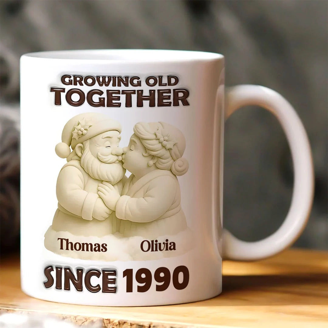 Mistletoe Moments - Personalized Ceramic Coffee Mug