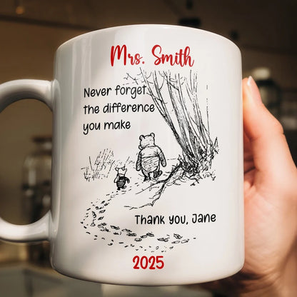 Special Thanks To Special Souls - Personalized Ceramic Coffee Mug