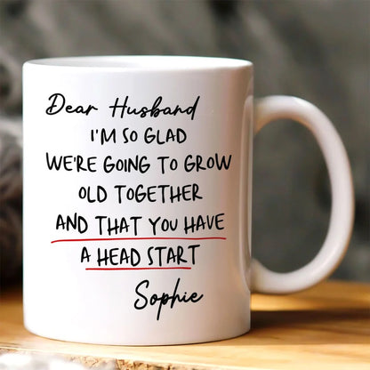 Grow Old Together - Personalized Ceramic Coffee Mug