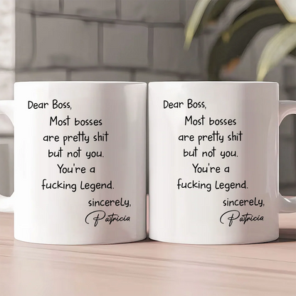 You Are A Legend - Personalized Ceramic Coffee Mug