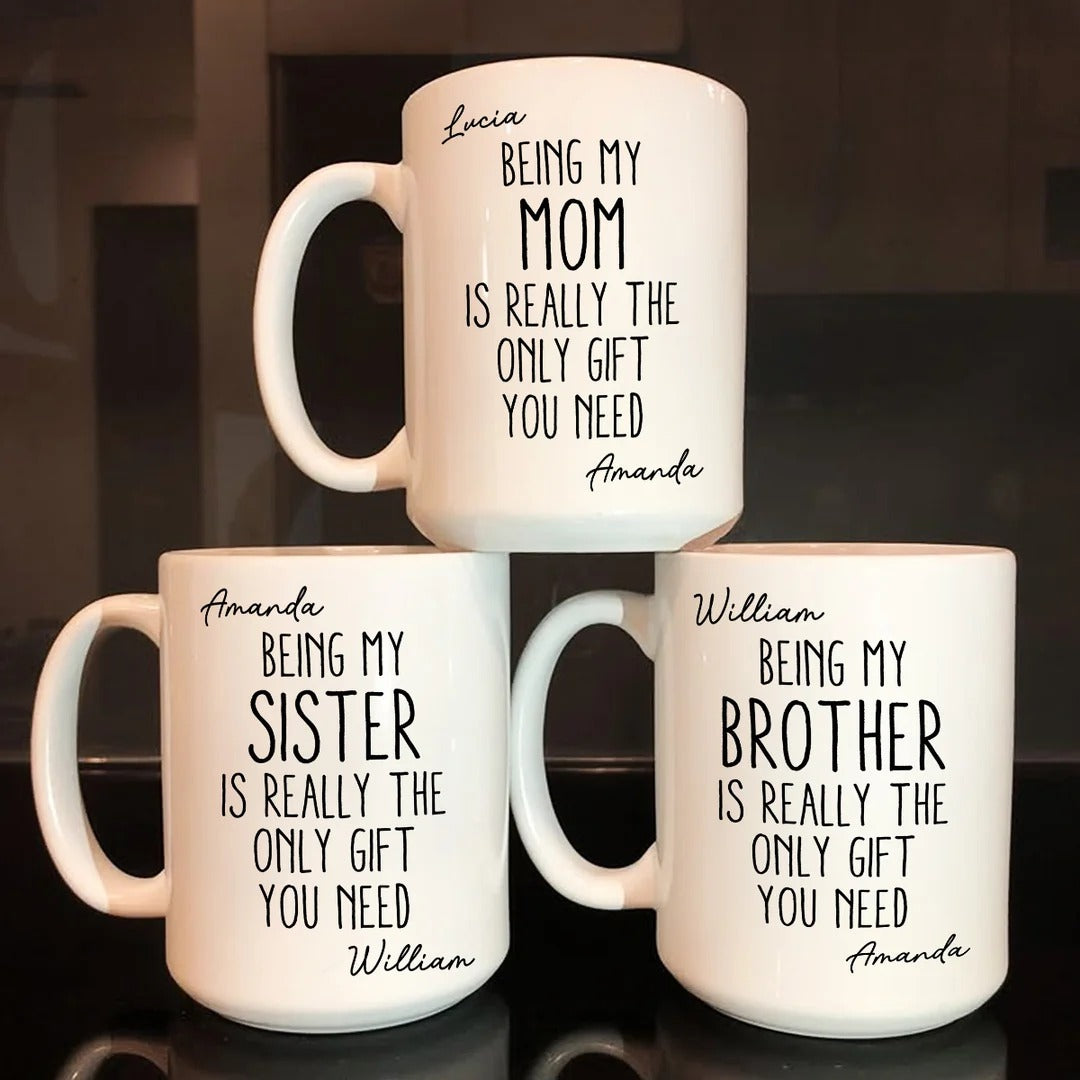 Only Gift You Need - Personalized Ceramic Coffee Mug