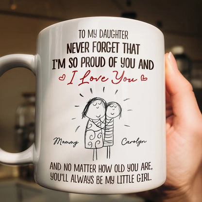 For A Special Daughter - Personalized Ceramic Coffee Mug