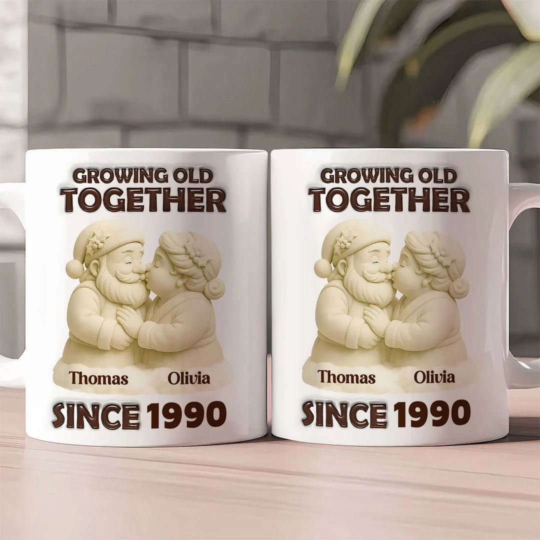 Mistletoe Moments - Personalized Ceramic Coffee Mug