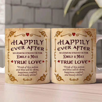 Happily Ever After Potion - Personalized Ceramic Coffee Mug