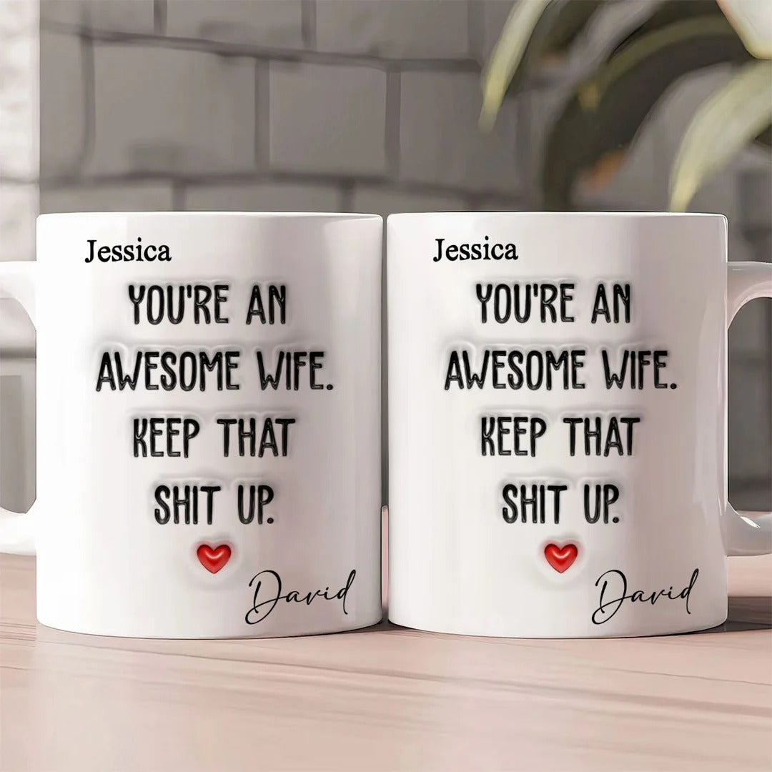 You Are An Awesome Husband - Personalized Ceramic Coffee Mug
