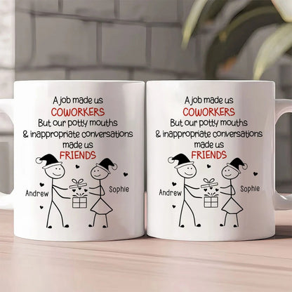 Work Squad Christmas Gift - Personalized Ceramic Coffee Mug