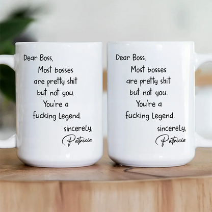 You Are A Legend - Personalized Ceramic Coffee Mug