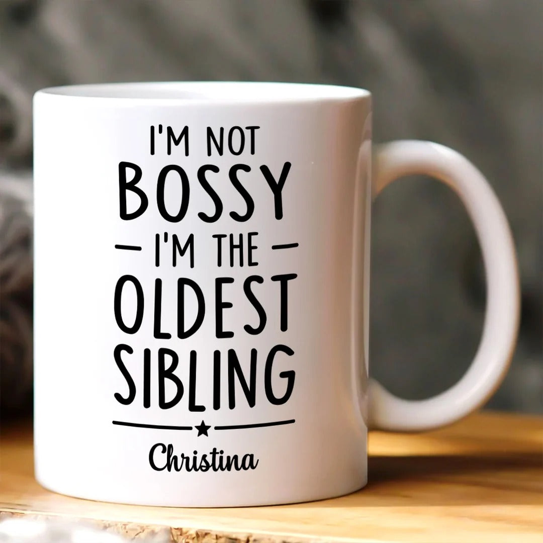 Sibling Truth Trio - Personalized Ceramic Coffee Mug