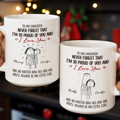 For A Special Daughter - Personalized Ceramic Coffee Mug