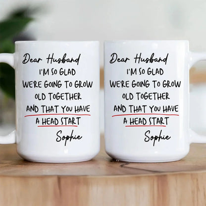 Grow Old Together - Personalized Ceramic Coffee Mug