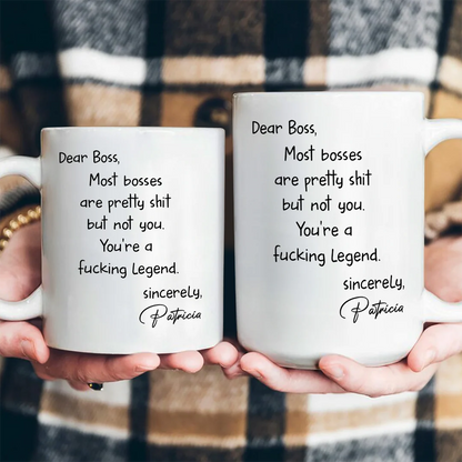You Are A Legend - Personalized Ceramic Coffee Mug