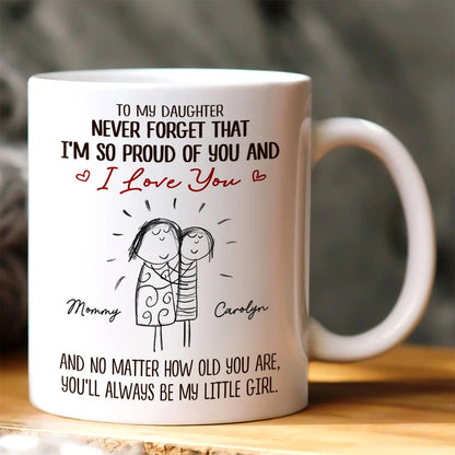 For A Special Daughter - Personalized Ceramic Coffee Mug