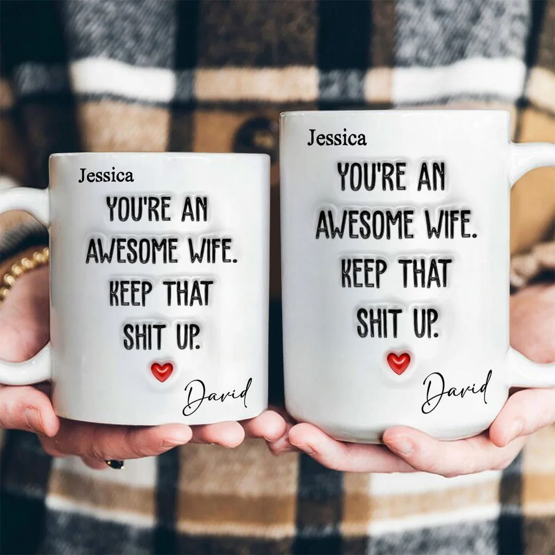 You Are An Awesome Husband - Personalized Ceramic Coffee Mug