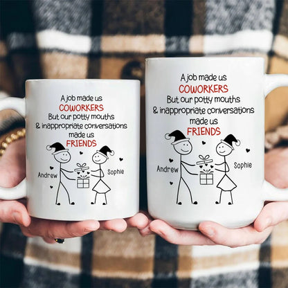 Work Squad Christmas Gift - Personalized Ceramic Coffee Mug