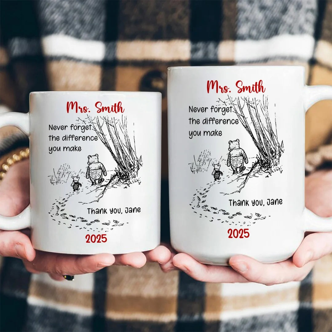 Special Thanks To Special Souls - Personalized Ceramic Coffee Mug