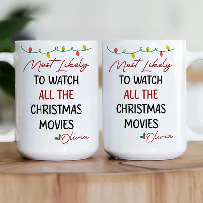 Most Likely To Funny Family Gifts - Personalized Ceramic Coffee Mug