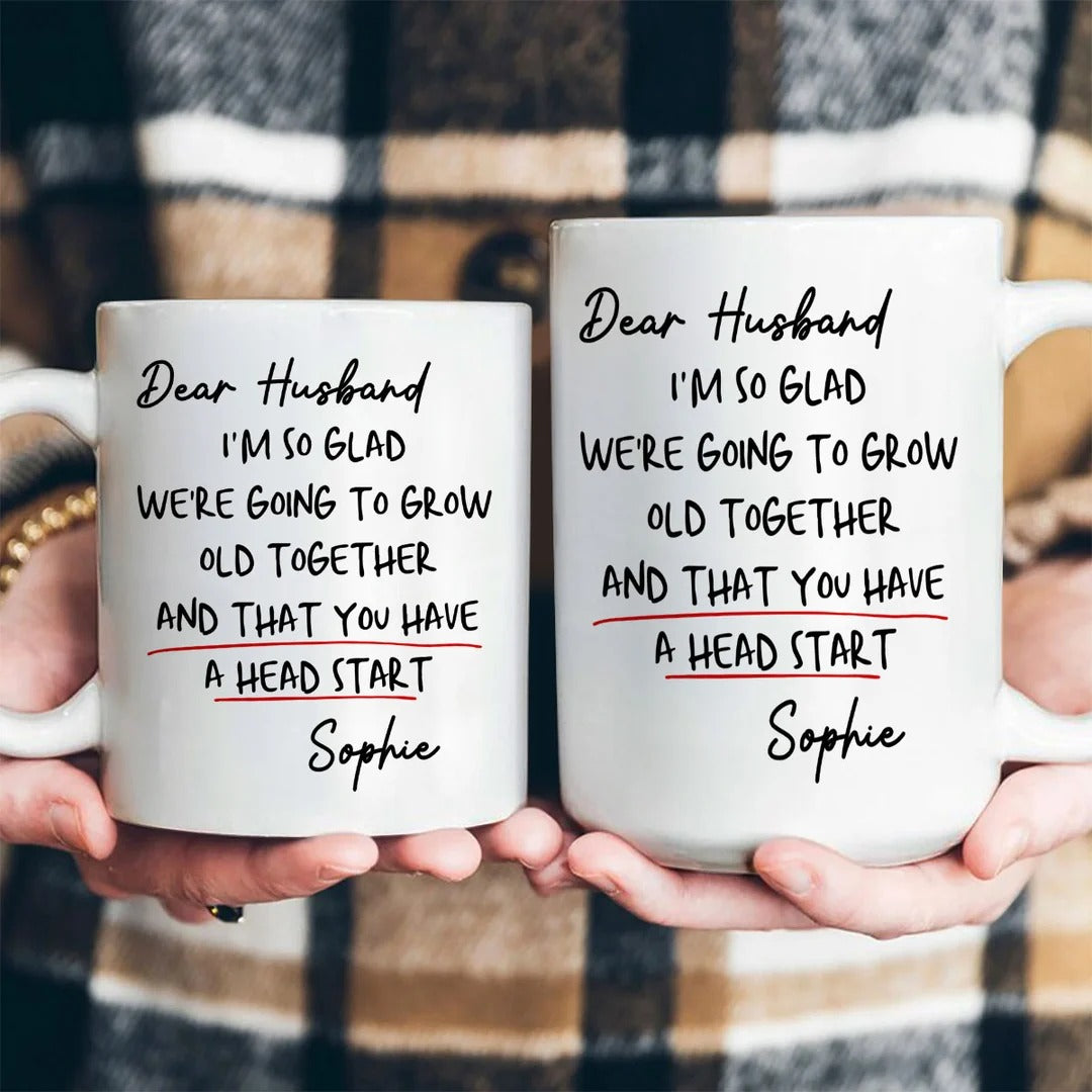 Grow Old Together - Personalized Ceramic Coffee Mug