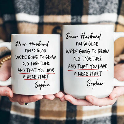 Grow Old Together - Personalized Ceramic Coffee Mug