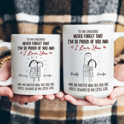 For A Special Daughter - Personalized Ceramic Coffee Mug