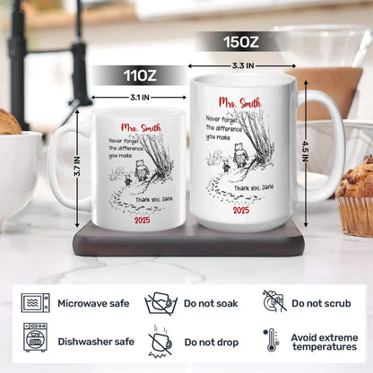 Special Thanks To Special Souls - Personalized Ceramic Coffee Mug