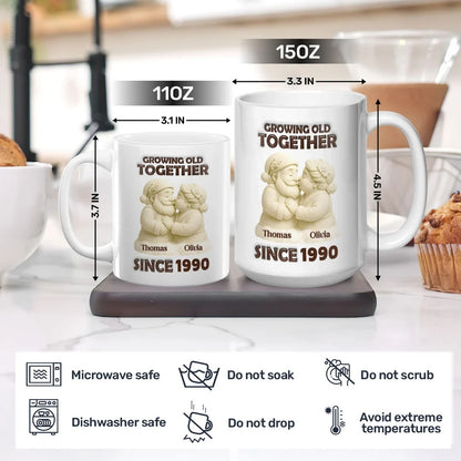 Mistletoe Moments - Personalized Ceramic Coffee Mug