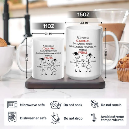 Work Squad Christmas Gift - Personalized Ceramic Coffee Mug