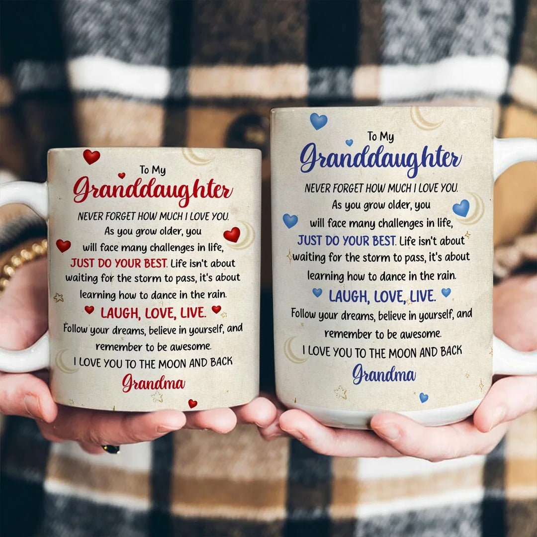 I Love You To The Moon And Back - Personalized Ceramic Coffee Mug