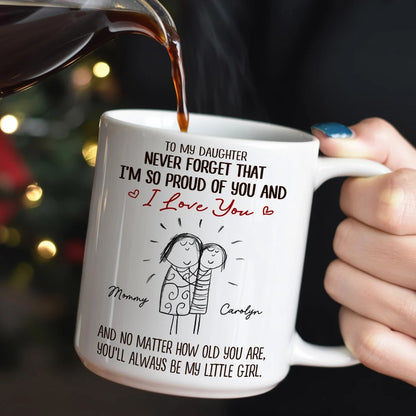 For A Special Daughter - Personalized Ceramic Coffee Mug